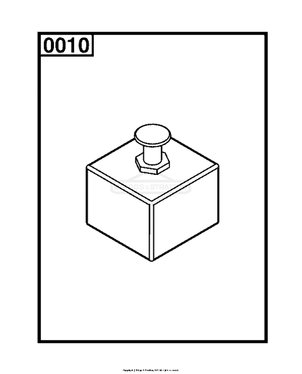 6360-00 - Estop Switch / Estop Switch Diagram and Parts List for 080023-02  Briggs and Stratton Generator